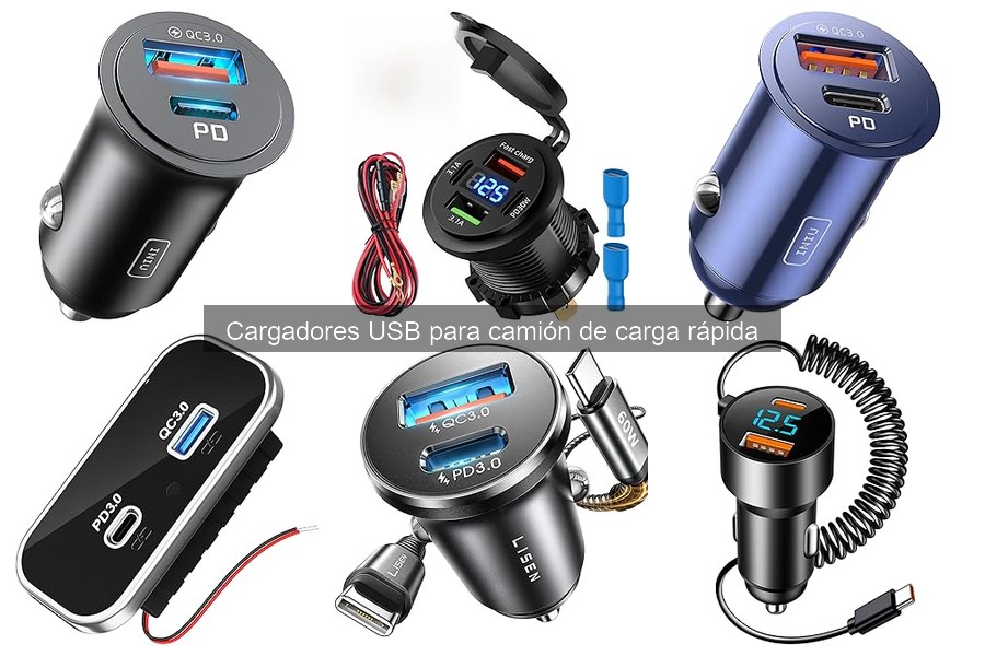 Mejores precios y dónde comprar cargadores USB rápidos para camiones