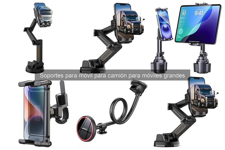 Mejores Soportes para Móviles Grandes en Camiones