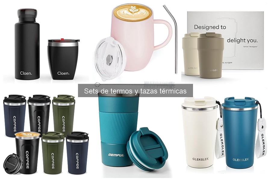 Mejores tapas para termos de viaje: Comparativa y consejos