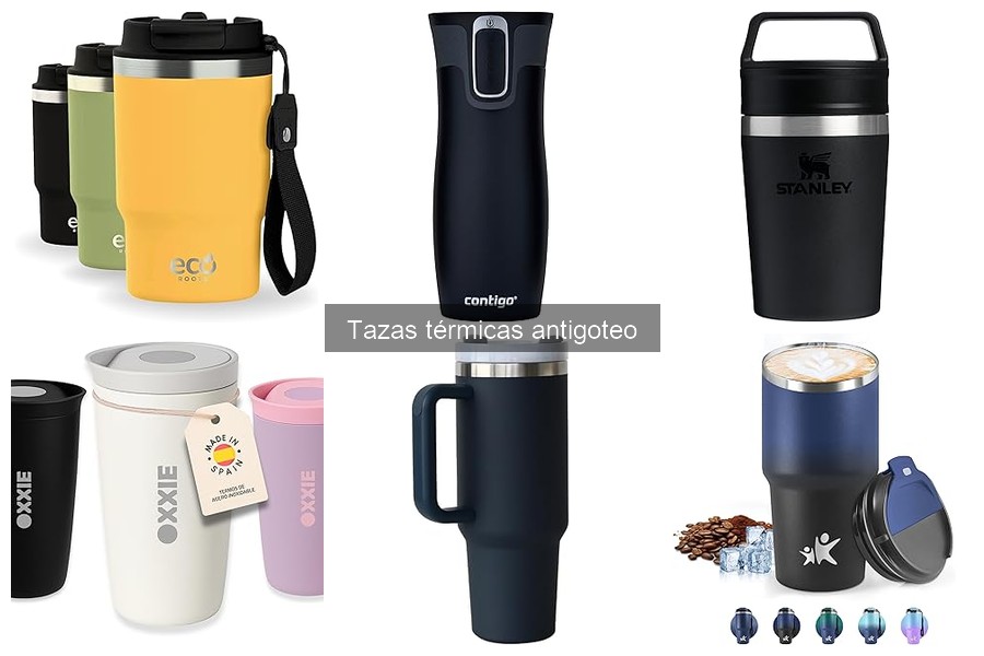 Mejores tazas térmicas antigoteo para viajes largos
