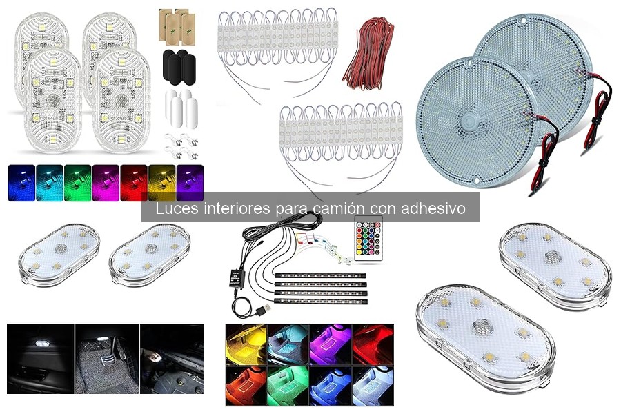 Mejores tiendas para comprar luces interiores adhesivas para camiones