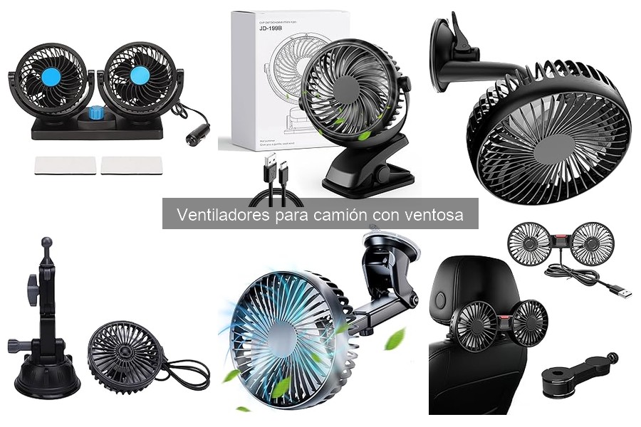 Mejores ventiladores con ventosa para camiones en 2023