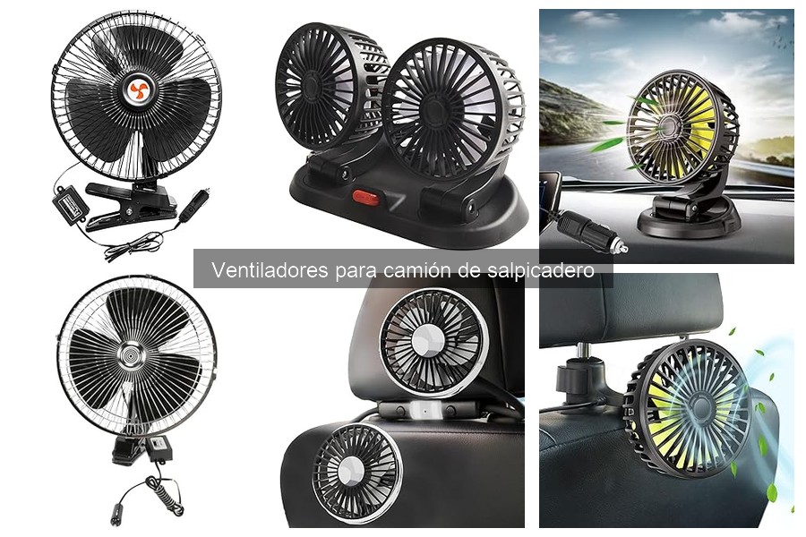 Mejores ventiladores de salpicadero para camiones en 2024