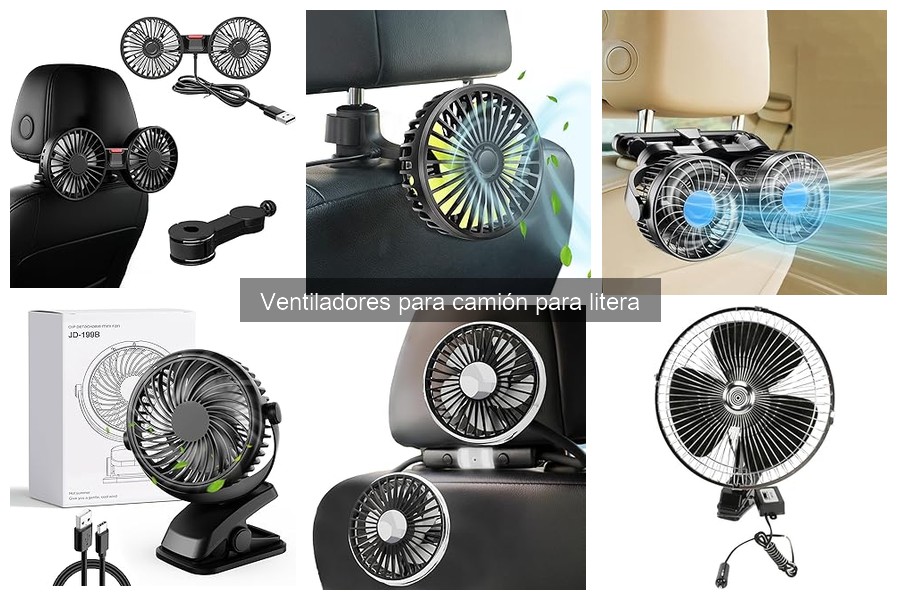 Mejores ventiladores para literas de camión: guía completa