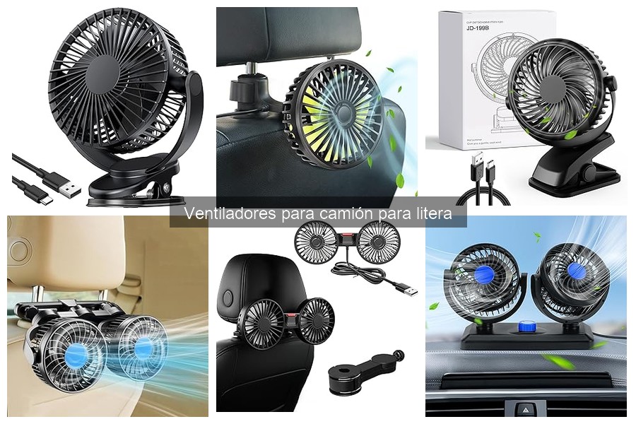 Mejores ventiladores para mantener fresco tu camión