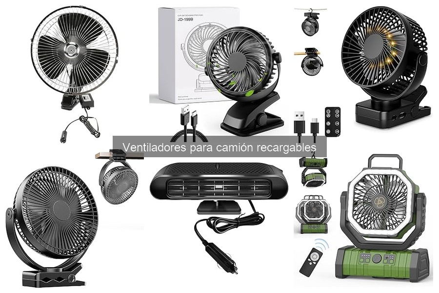 Mejores ventiladores recargables para camiones en 2023