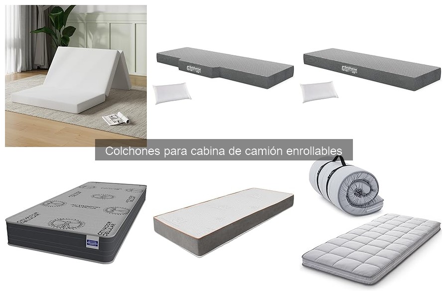 Ofertas en colchones enrollables para camiones en 2023