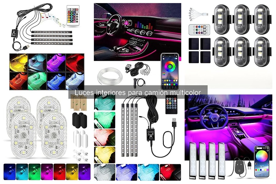Ofertas y precios de luces interiores multicolor para camiones