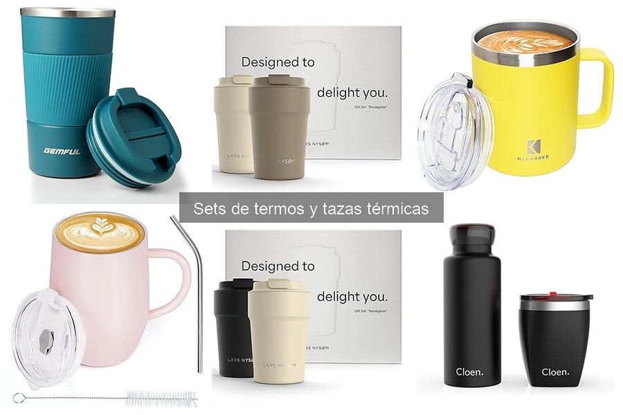 Opiniones de los Mejores Sets de Termos y Tazas Térmicas