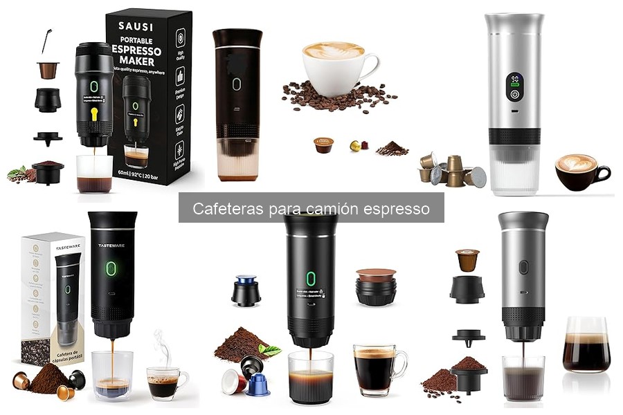 Opiniones sobre cafeteras espresso para camión y viajes