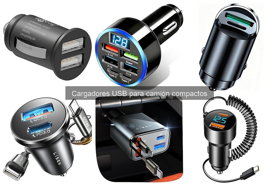 Opiniones sobre Cargadores USB Compactos para Camiones