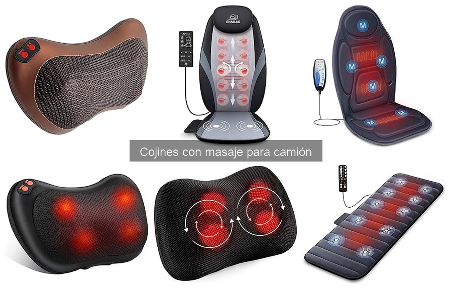 Opiniones sobre cojines con masaje para camioneros