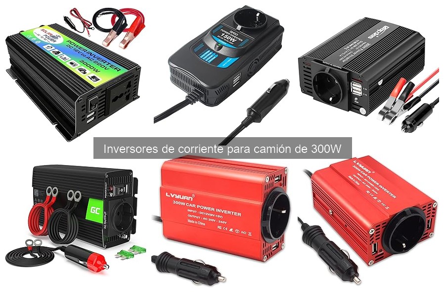 Opiniones sobre inversores de corriente de 300W para camión
