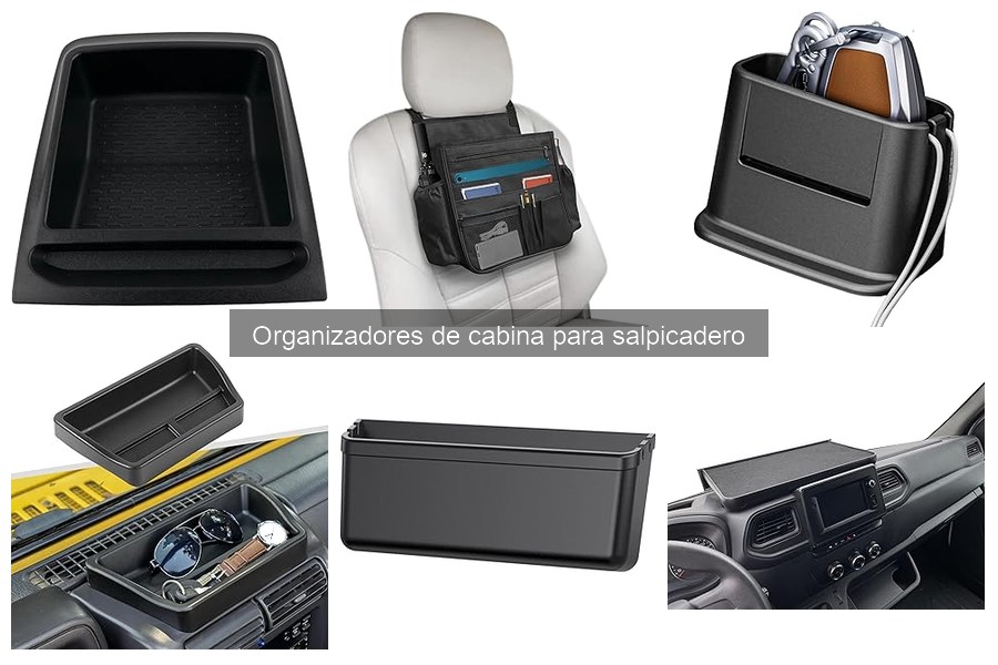 Opiniones sobre organizadores de cabina para salpicadero
