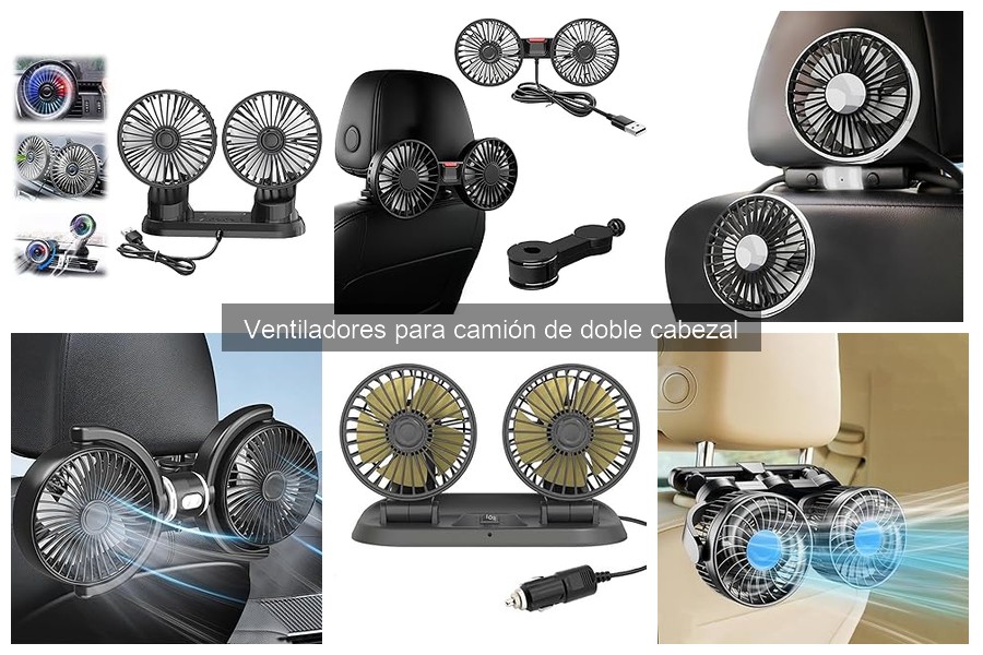 Opiniones sobre ventiladores de doble cabezal para camiones