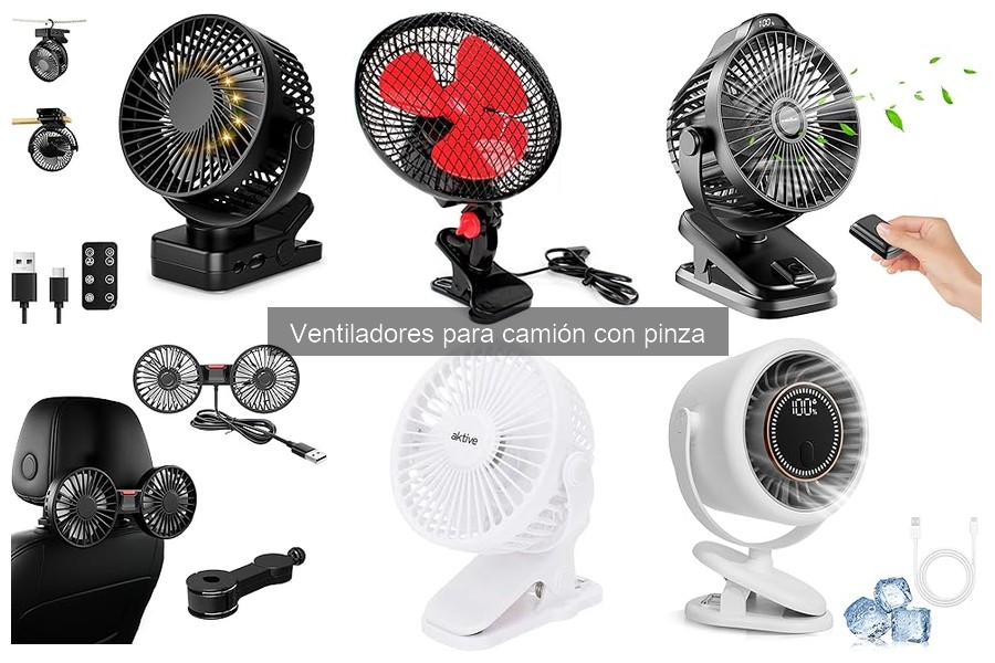 Opiniones sobre ventiladores de pinza para camión
