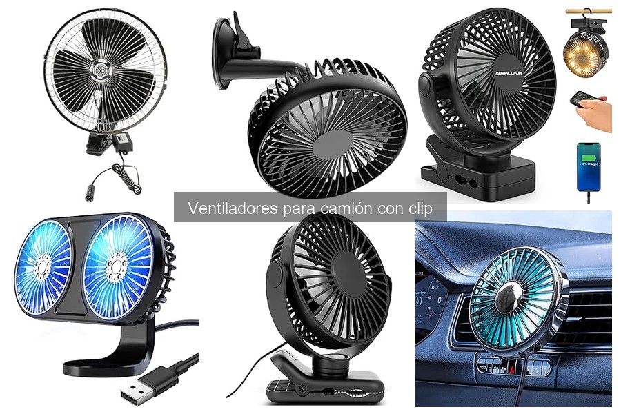 Opiniones sobre ventiladores para camión con clip