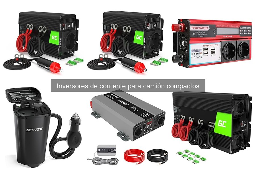 ¿Por qué mi inversor de corriente para camión no funciona?