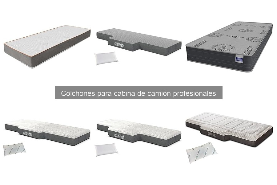Precio de colchones para cabina de camión: opciones y calidad