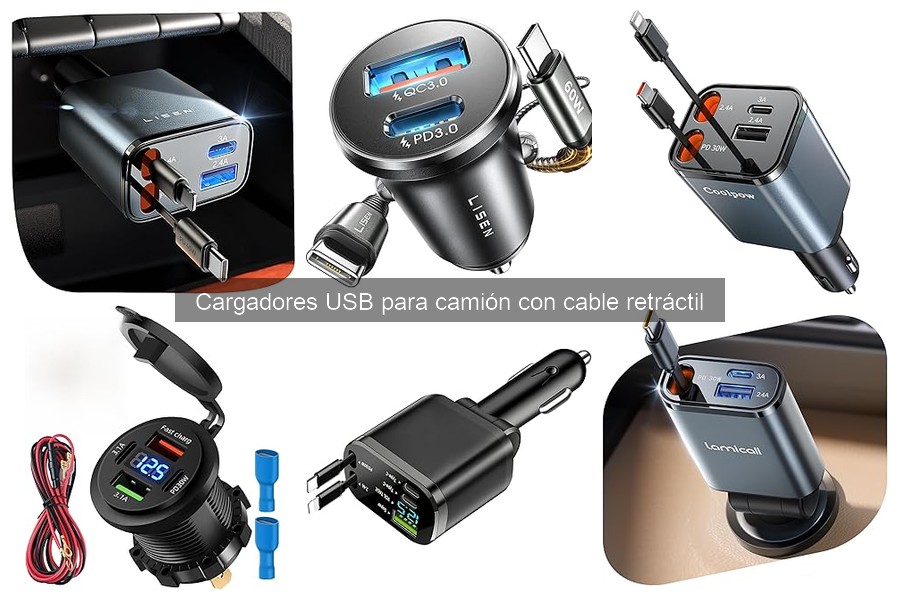 Problemas comunes con cargadores USB retráctiles y soluciones