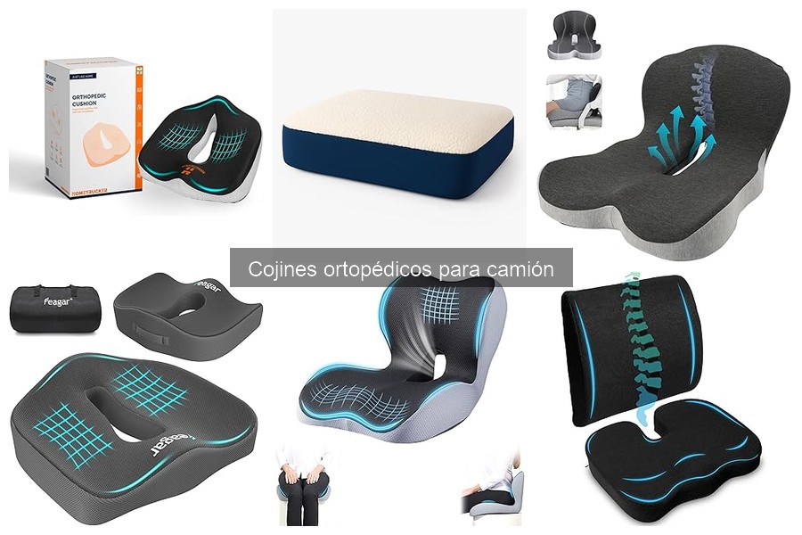 Problemas comunes con cojines ortopédicos para camiones