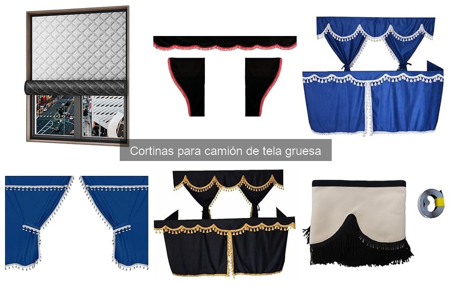 Problemas comunes con cortinas para camión de tela gruesa