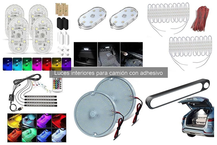 Problemas comunes con luces interiores adhesivas para camión