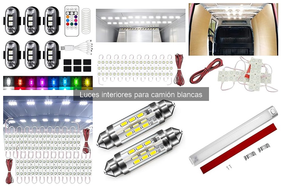 Problemas Comunes con Luces Interiores Blancas en Camiones