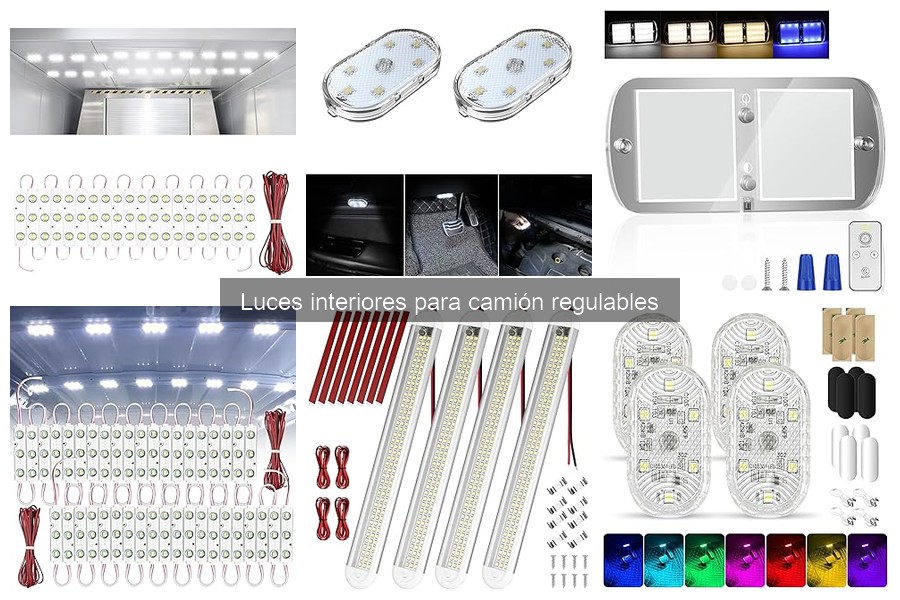 Problemas comunes con luces interiores regulables en camiones