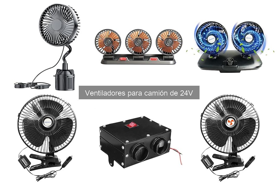 Problemas comunes con ventiladores de camión de 24V