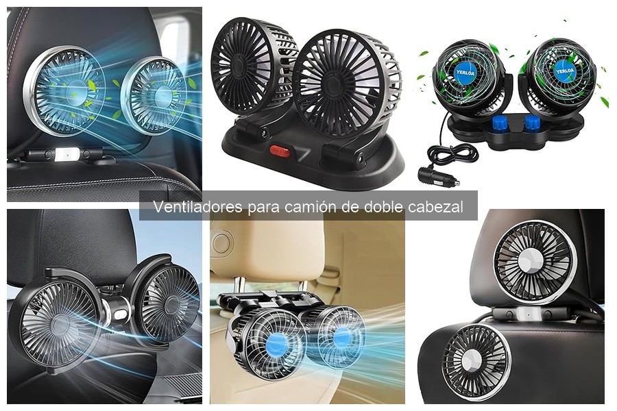 Problemas comunes con ventiladores de doble cabezal en camiones