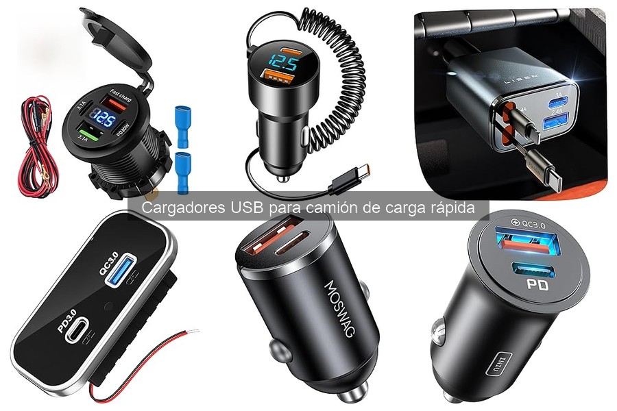 ¿Qué es un cargador USB de carga rápida para camión?