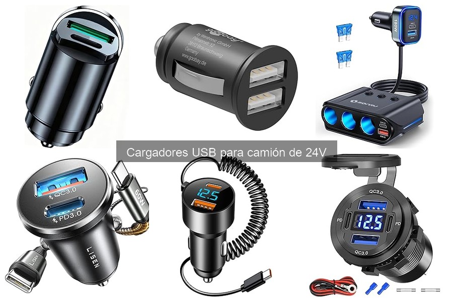 ¿Qué es un cargador USB para camión de 24V?