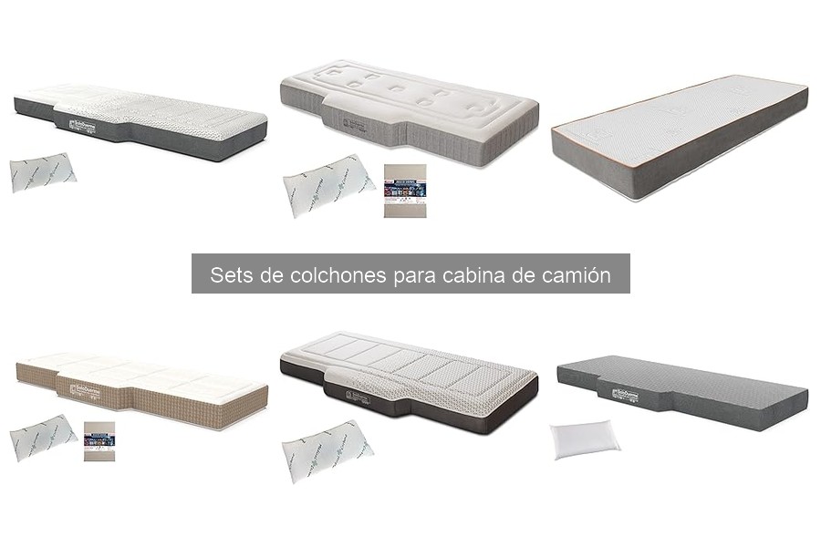 ¿Qué es un set de colchones para cabina de camión?