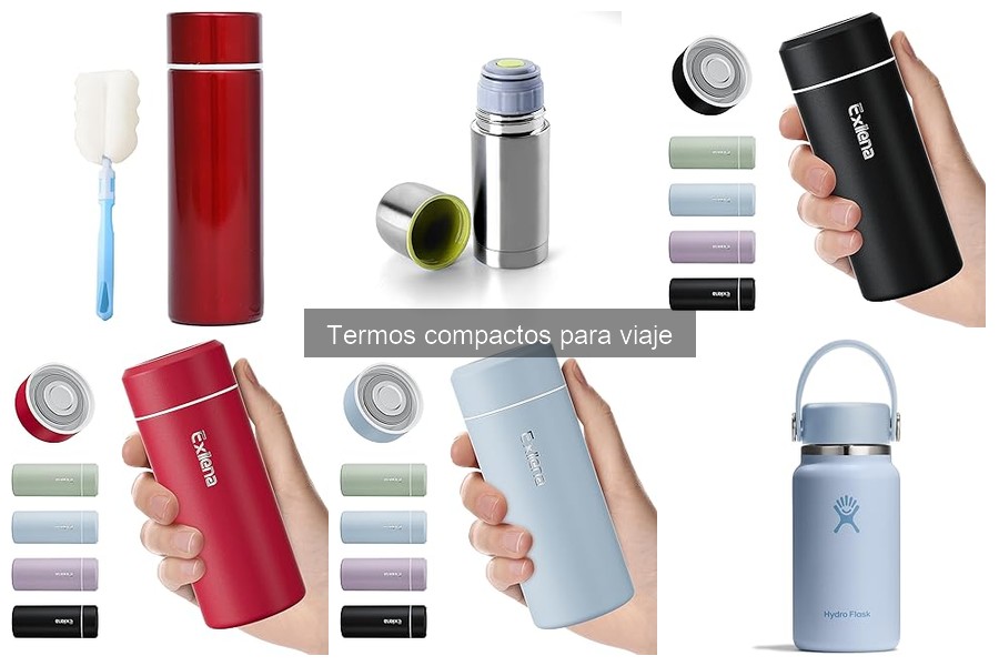 ¿Qué son los termos compactos para viaje? Características y usos
