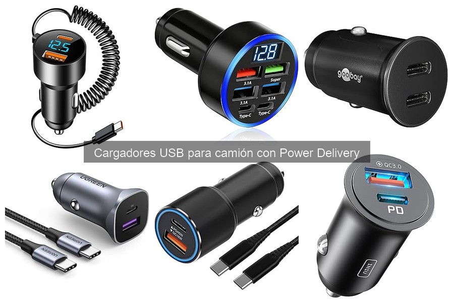 Seguridad de los cargadores USB Power Delivery en camiones