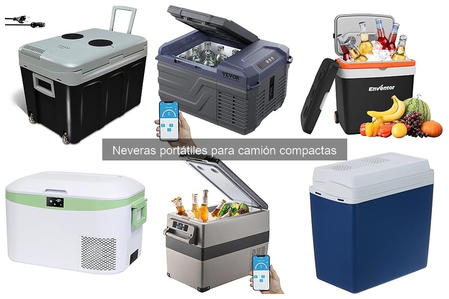 Soluciones de espacio en camiones: neveras portátiles compactas