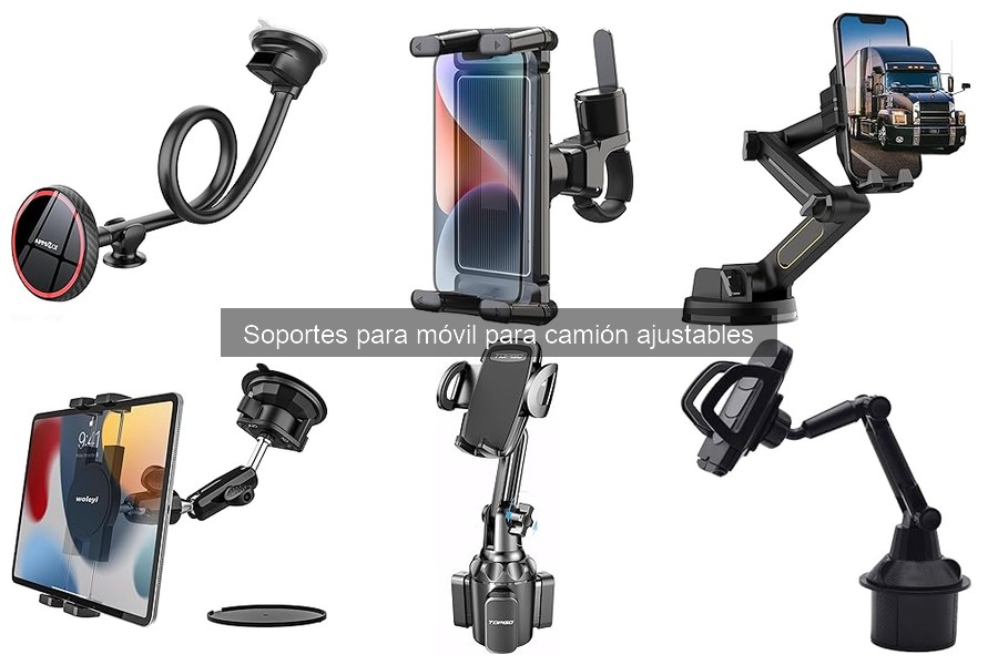 Soportes para móvil ajustables para camión: ¿Qué son?