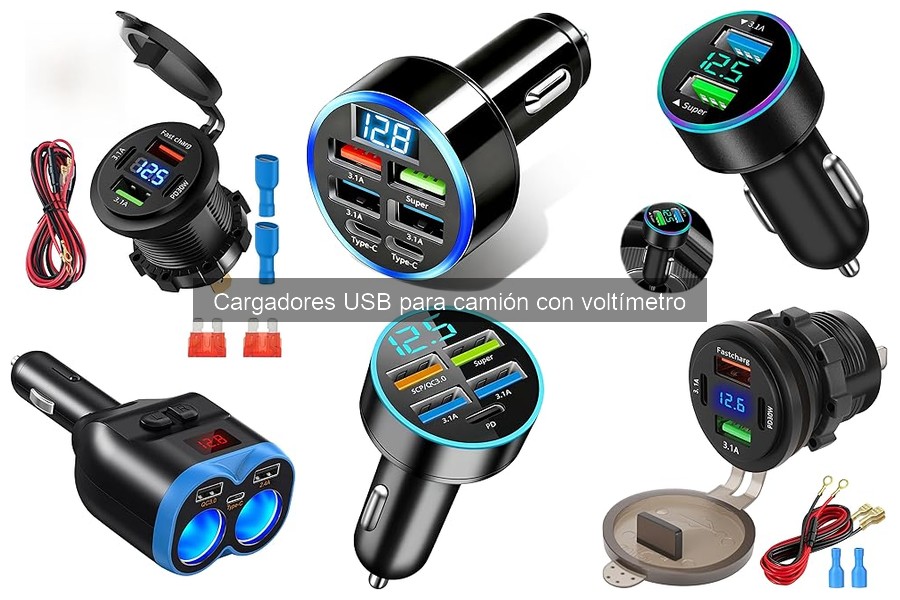 Testimonios reales sobre cargadores USB con voltímetro para camión