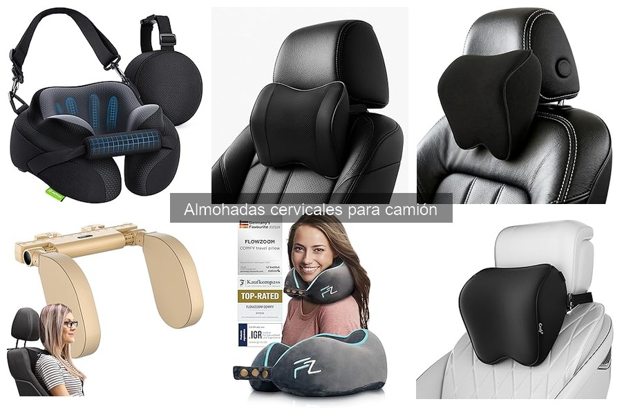 Tipos de almohadas cervicales para viajar en camión