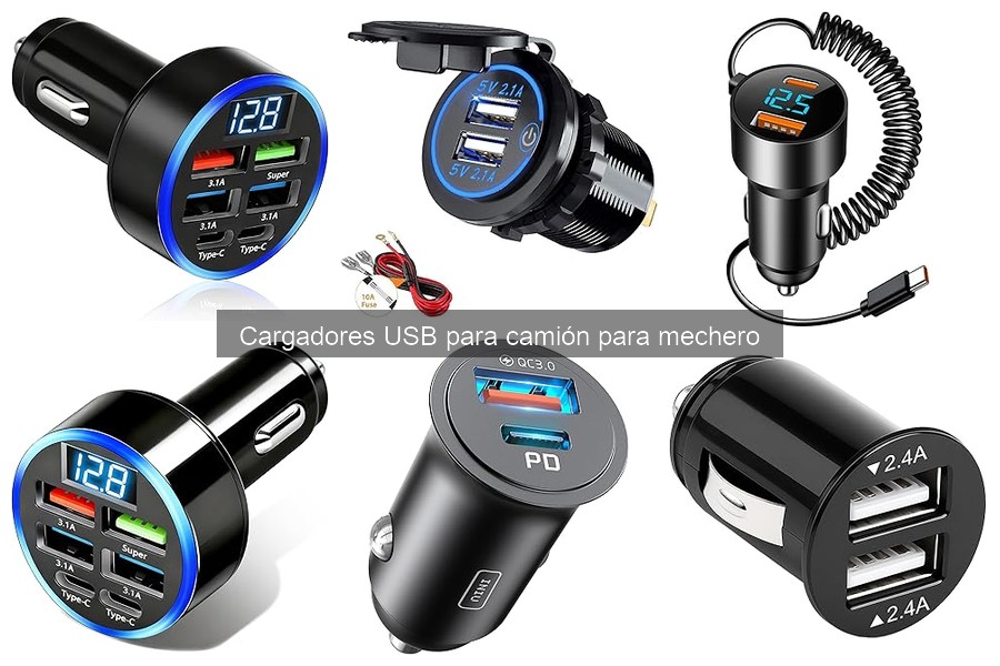 Tipos de Cargadores USB para Camión: Guía Completa