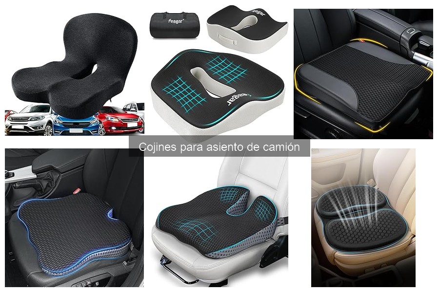 Tipos de cojines para asiento de camión: características y beneficios
