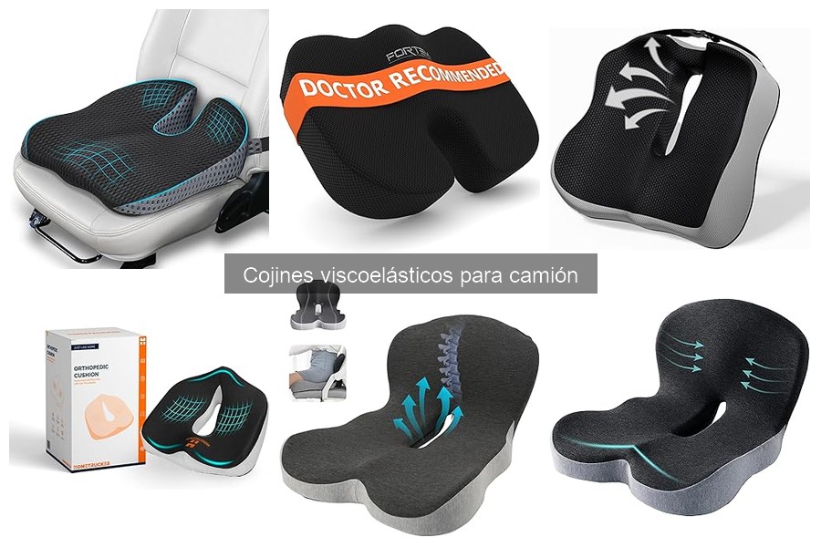 Tipos de cojines viscoelásticos para camión: guía completa
