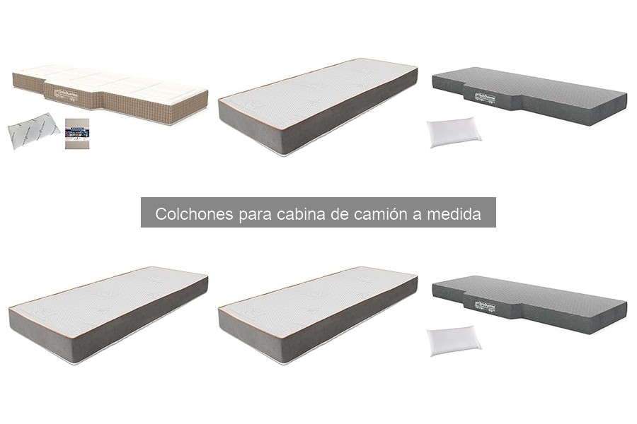 Tipos de colchones para cabina de camión: guía completa