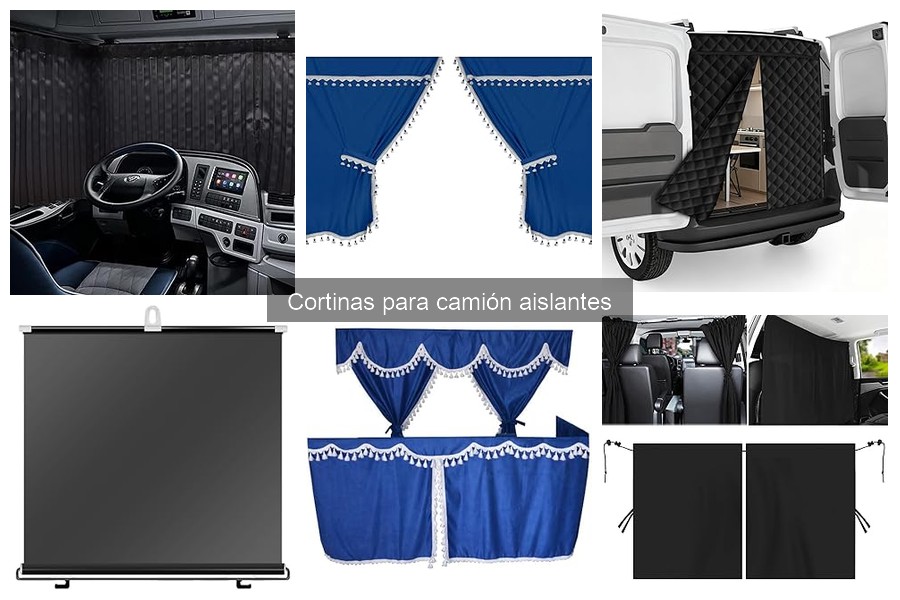 Tipos de cortinas aislantes para camiones: guía completa