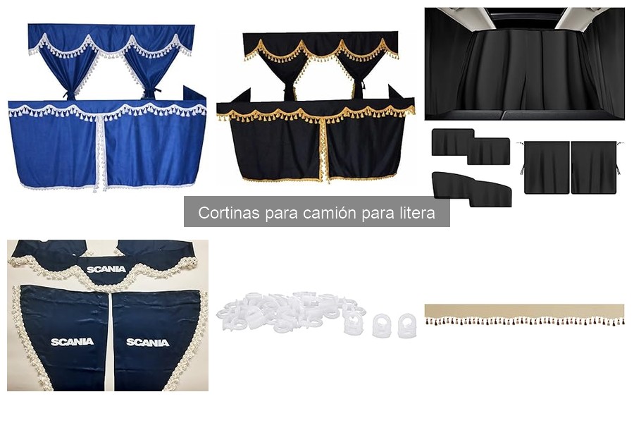 Tipos de cortinas para camión en literas: Guía completa