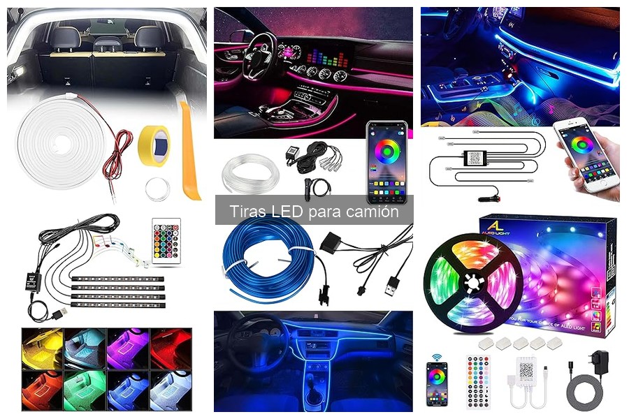 Tipos de tiras LED para camión: RGB, waterproof y más