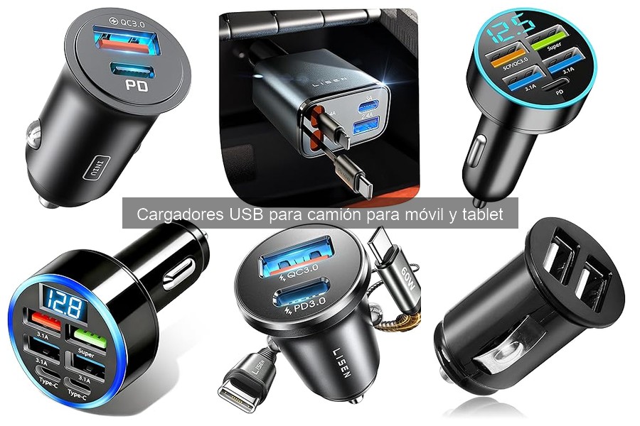 Ventajas de los Cargadores USB en Camiones para Móviles y Tablets