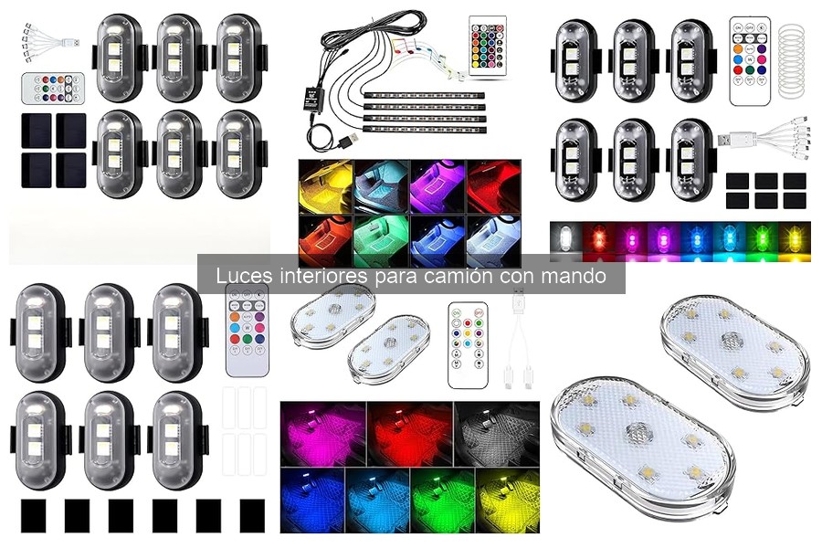 Ventajas de luces interiores con mando en camiones