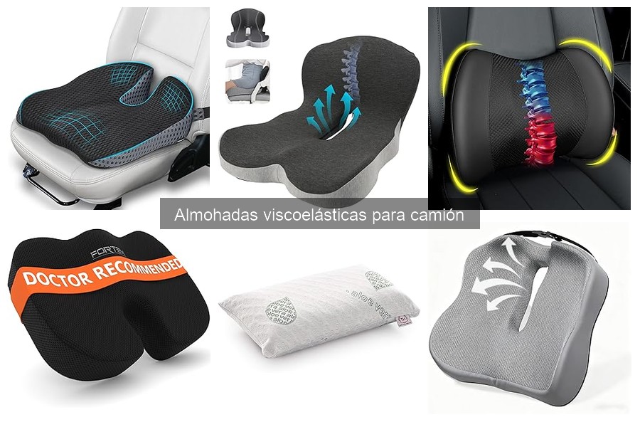 Ventajas de usar almohadas viscoelásticas en camiones